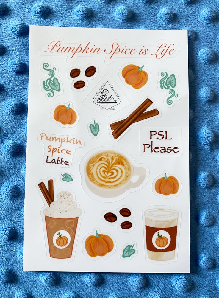 Image of Pumpkin Spice is Life - Sticker Sheet
