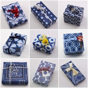 Image of Japanese Shibori Gift Wrapping Papers