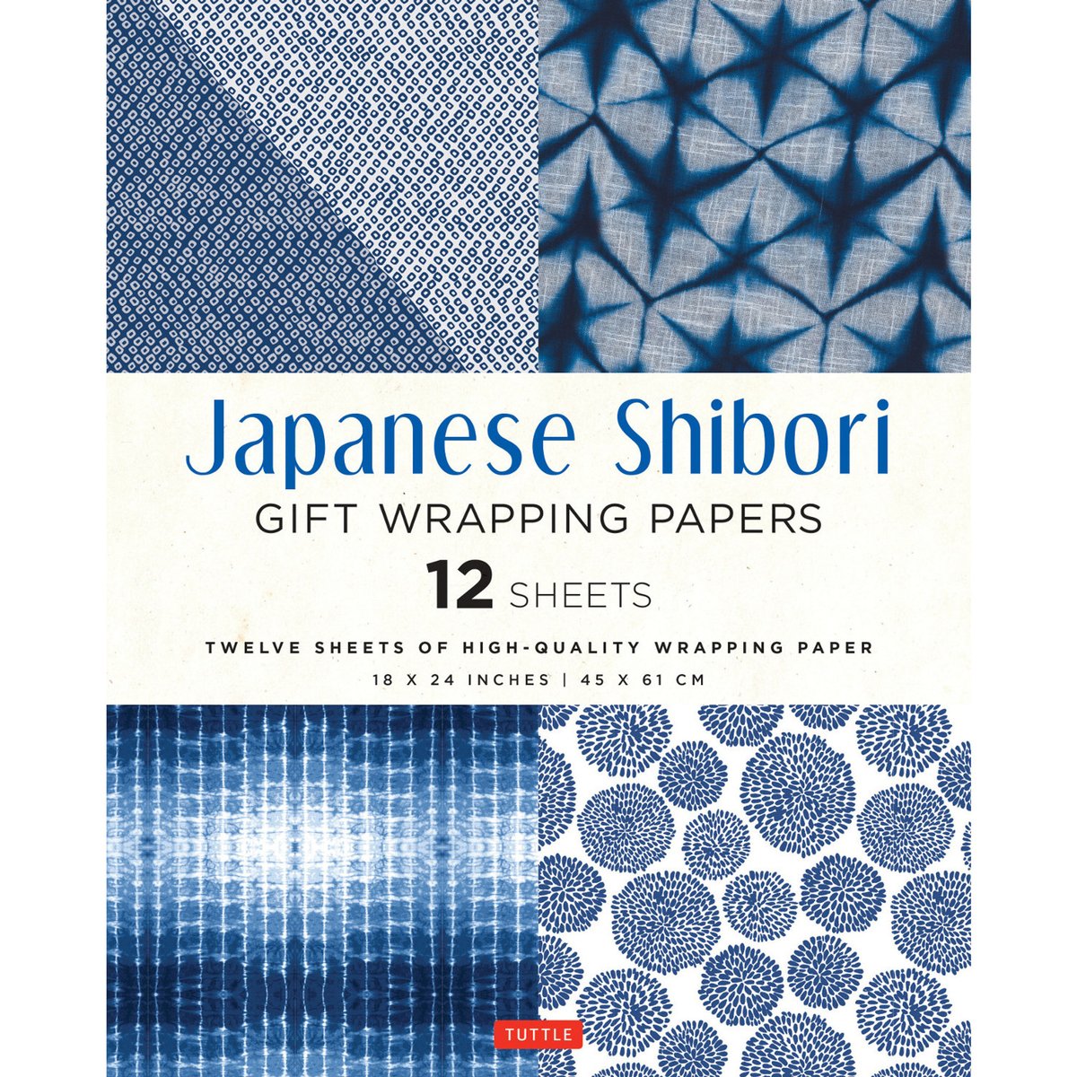 Image of Japanese Shibori Gift Wrapping Papers