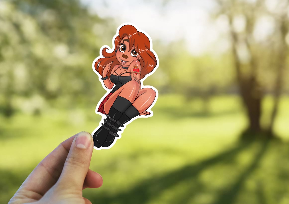 Image of Punk Rock Roxanne, Sexy Roxanne Sticker