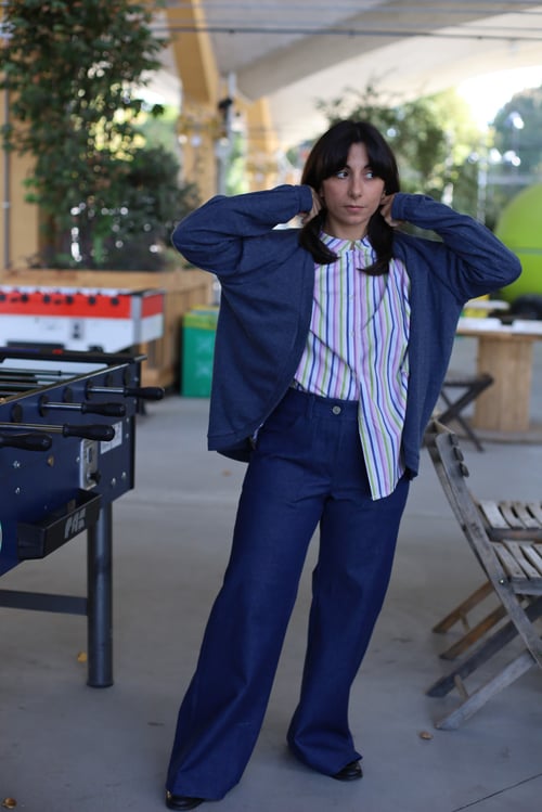 Image of JEANS OLD SCHOOL BLU