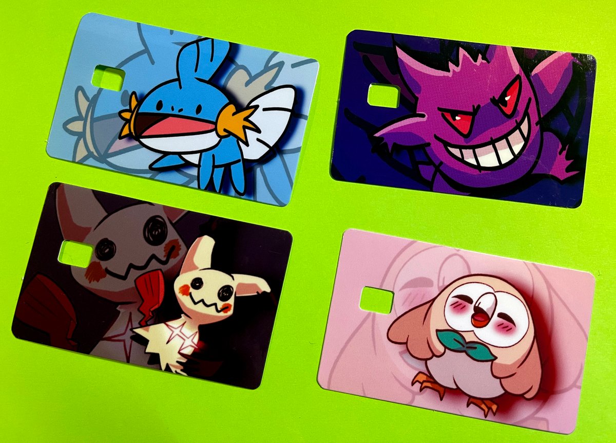 Pokemon Vinyl Debit Card Skins LiimitLiz