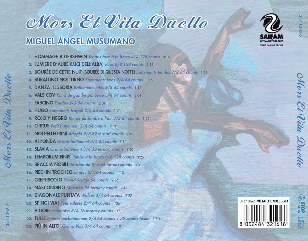 DNZ1002-2 // MIGUEL ANGEL MUSUMANO - MORS ET VITA DUELLO (CD ALBUM)    