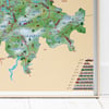 Swiss Trains Map – poster