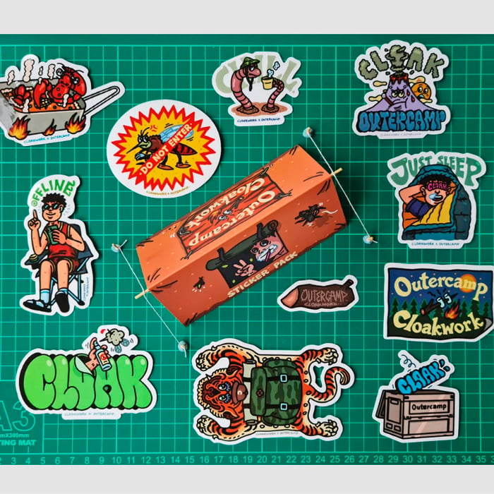 CLOAKWORK - sticker pack 1