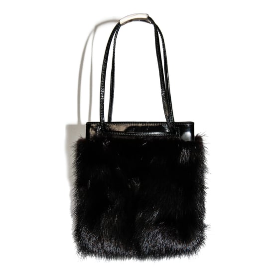 Image of Gucci by Tom Ford 1997 Mink Fur Mini Handbag