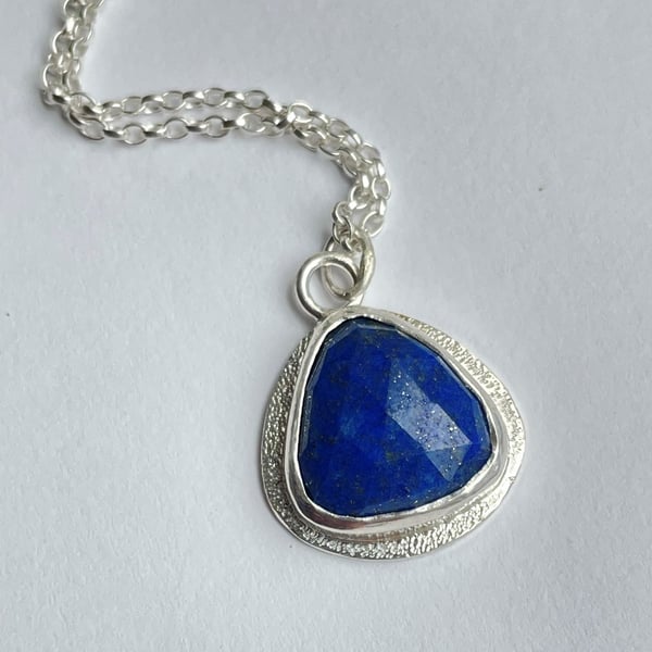 Image of Silver Sodalite necklace
