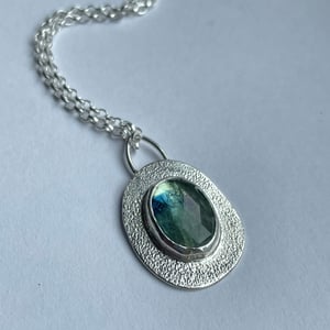 Image of Silver Kyanite necklace 3