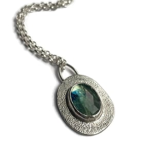 Image of Silver Kyanite necklace 3