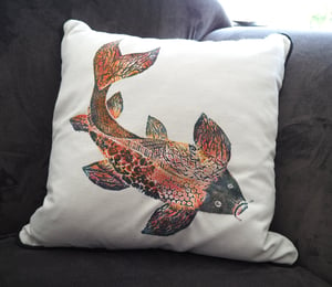 Fish cushion (orange)