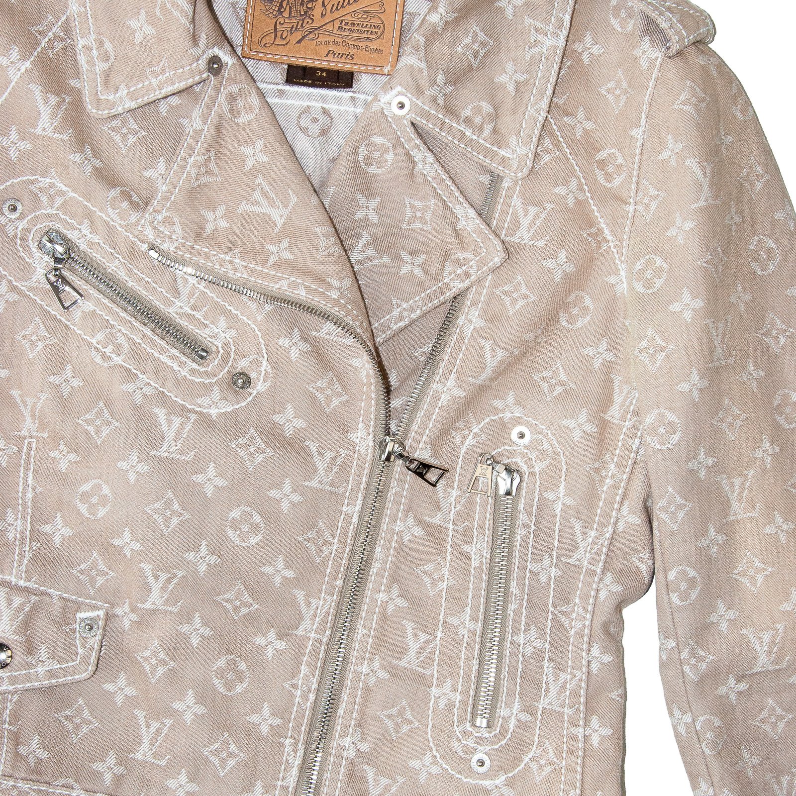 Louis Vuitton by Marc Jacobs 2007 Monogram Denim Biker