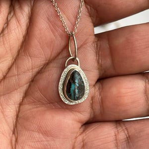 Image of Silver Turquoise Necklace