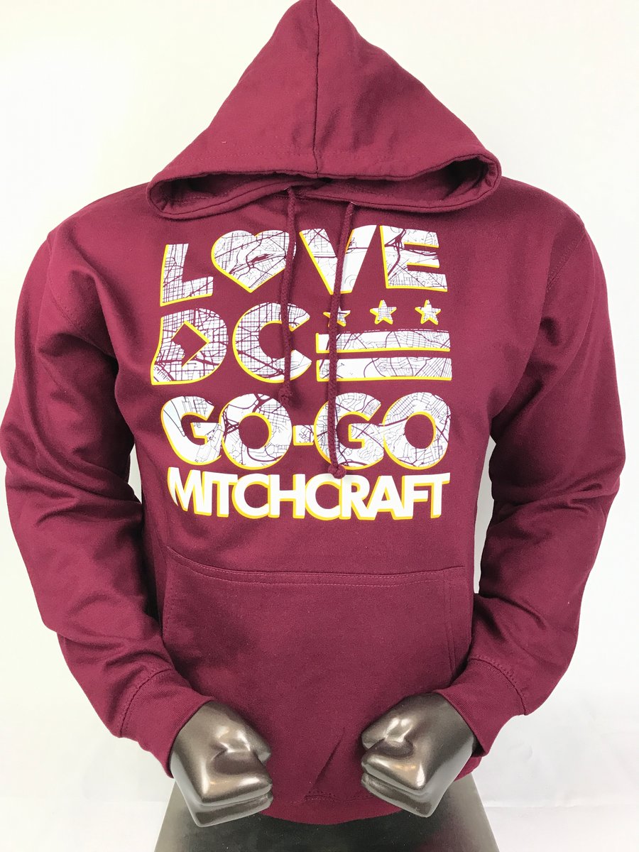 Image of LOVE DC GOGO MITCHCRAFT THE CITY MAP HOOD