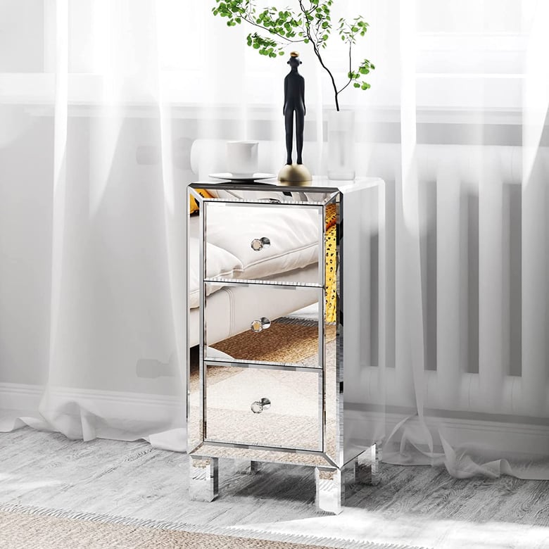 Image of Mirrored Night Stand