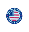 The MusicFest Circle Flag Sticker