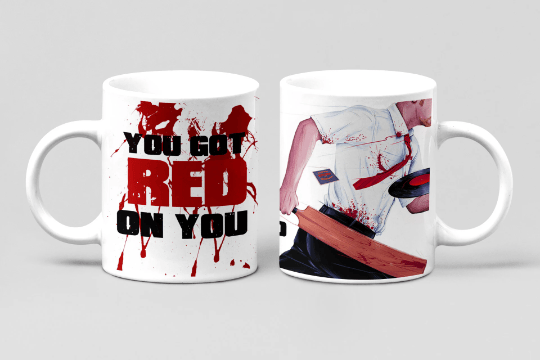 Shaun of the Dead. You got Red on you mug