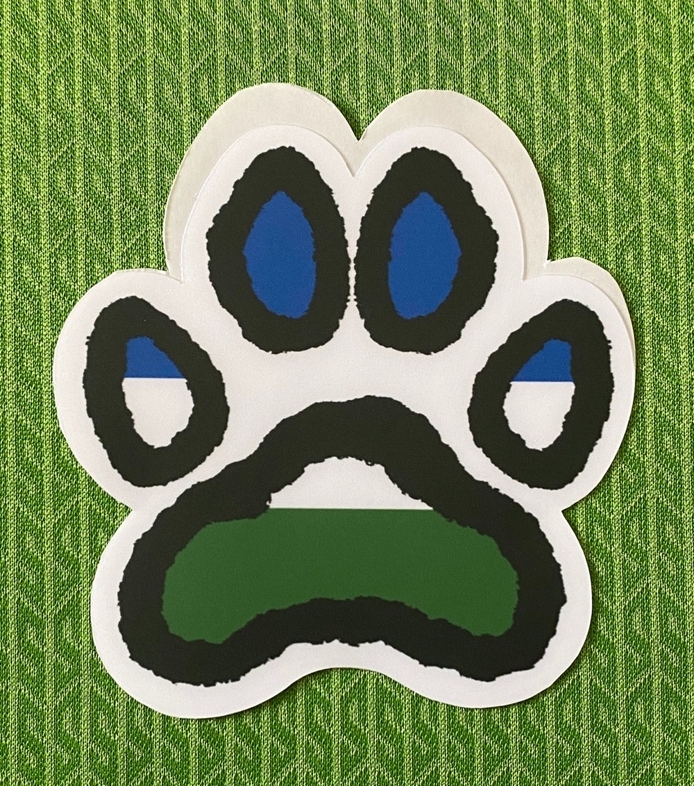 Image of Cascadia Paw - Sticker