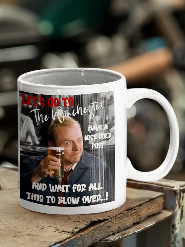 Shaun of the Dead, Fried Gold Mug