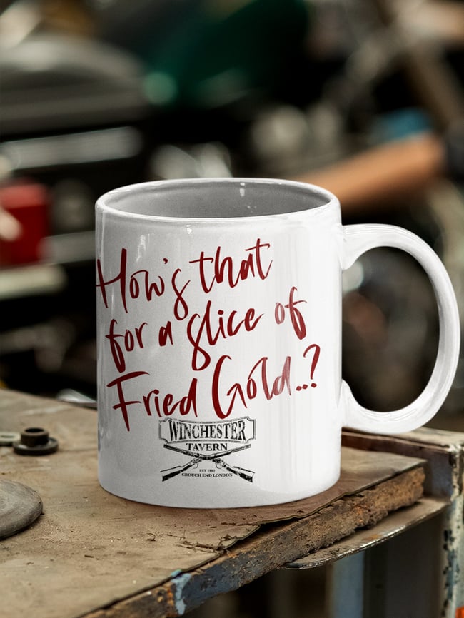 Shaun of the Dead, Fried Gold Mug