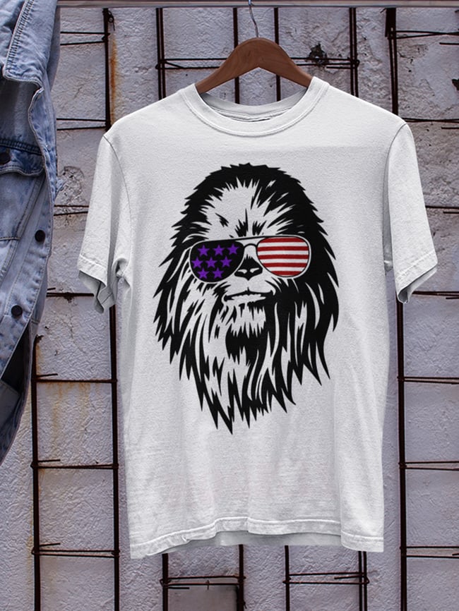 Chewbacca "Chilled out Wookie" Star Wars Tee Shirt