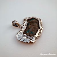 Image 3 of Azure Turquoise Pyrité Pendant