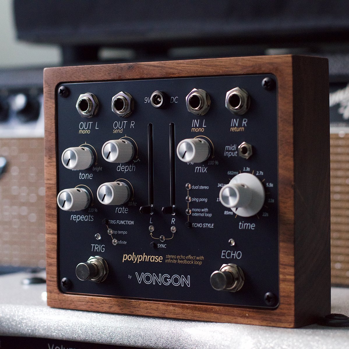 Vongon Polyphrase Stereo Echo Little Box Effects