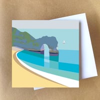 DURDLE DOOR, DORSET GREETINGS CARD