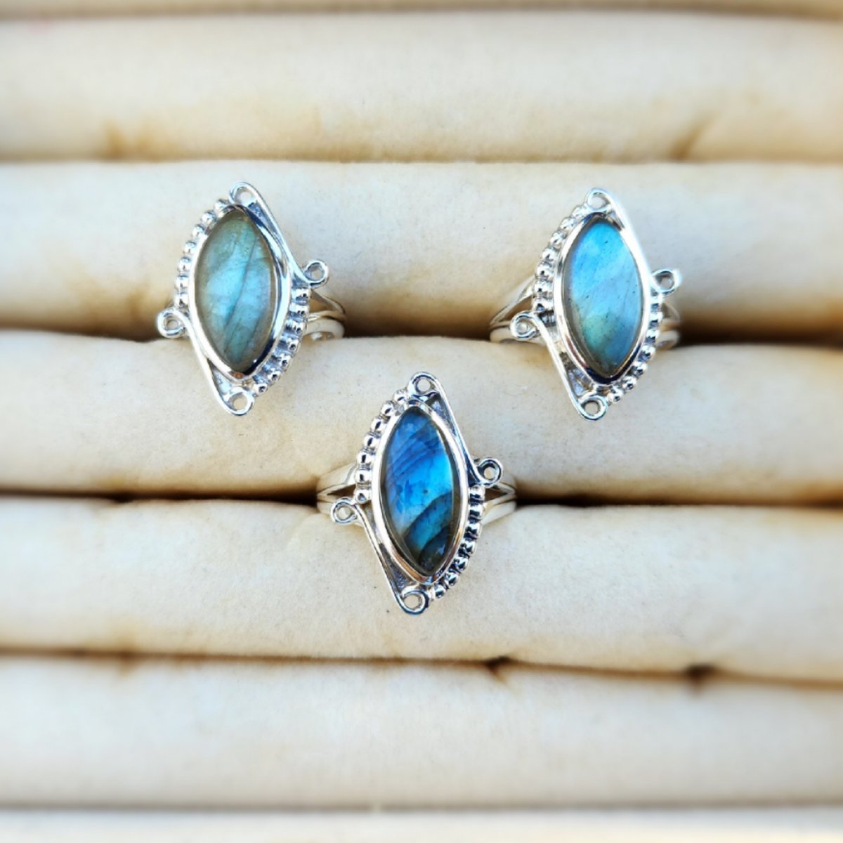Image of Pathway - Labradorite Ring in Sterling Silver