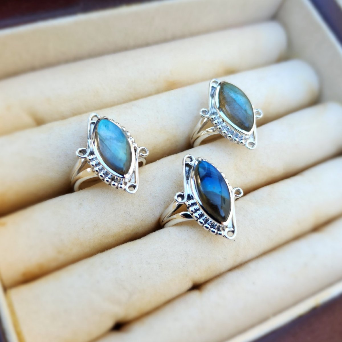 Image of Pathway - Labradorite Ring in Sterling Silver