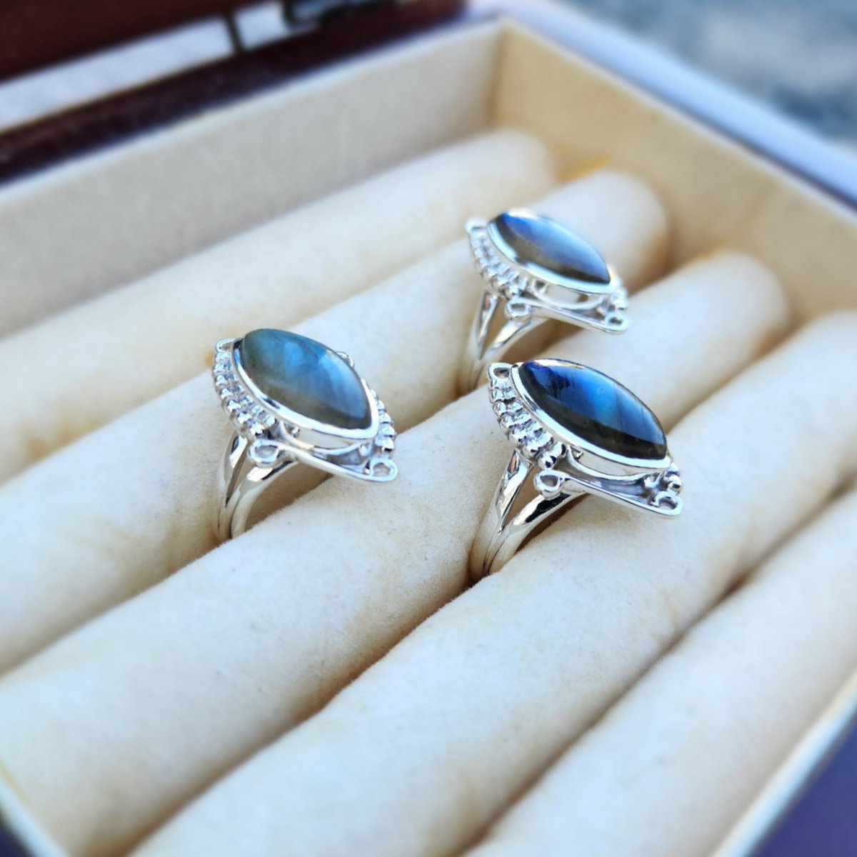 Image of Pathway - Labradorite Ring in Sterling Silver