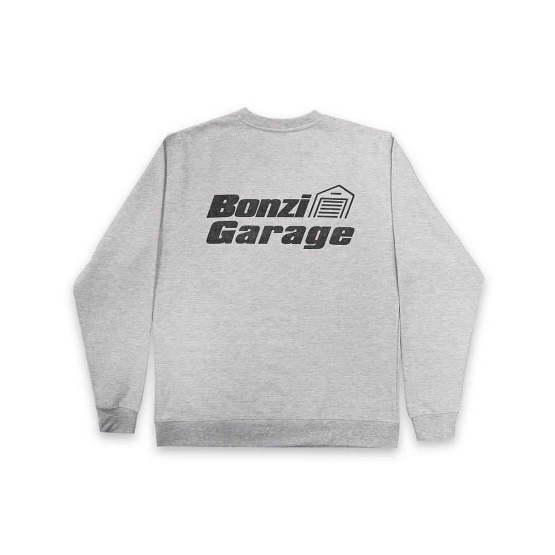 Bonzi Garage Classic Crew Neck (Grey) | anthony panza