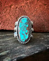 WL&A Handmade Old Style Heavy Pilot Mountain Ingot Medicine Ring - Size 11.5