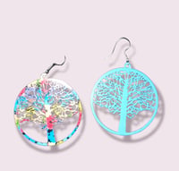 Image 1 of "Tree of Life" Fashion Earrings