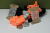 Neon Crinkle Ribbon, Glows in the dark