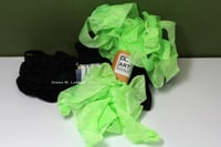 Image 4 of Neon Crinkle Ribbon, Glows in the dark