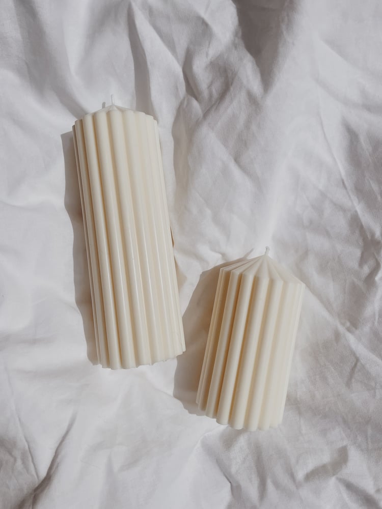 Image of MOLD CANDLES - WHITE