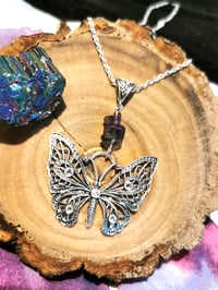 Image 1 of Butterfly Amethyst pendant 