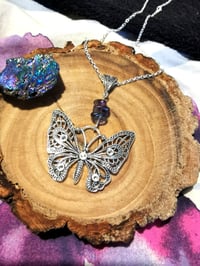 Image 2 of Butterfly Amethyst pendant 