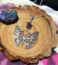 Image 3 of Butterfly Amethyst pendant 