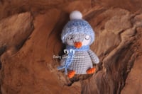 Knitted penguin