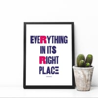 Image of Everything In It's Right Place