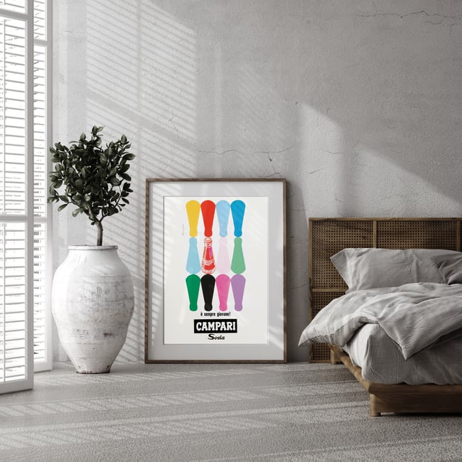 Campari Soda è sempre giovane! | Franz Marangolo | Vintage Poster | Wall Art Print