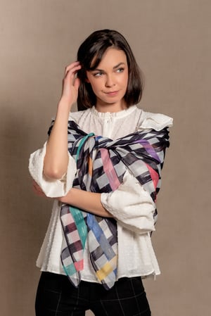 Image of PAÑUELO CUADROS VICHY