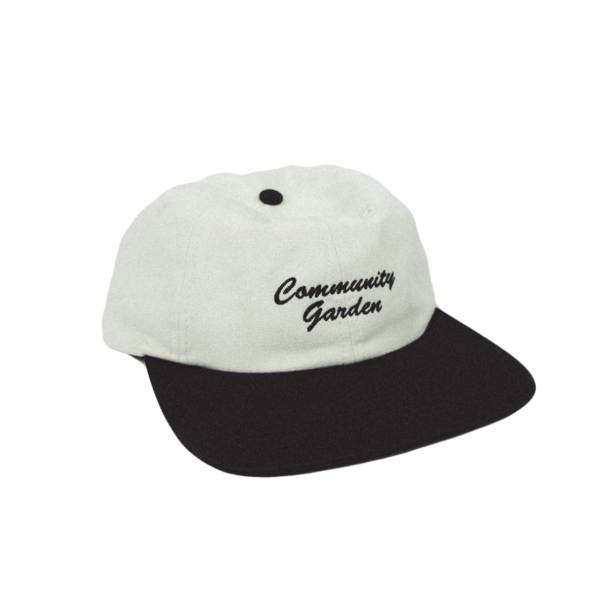 ORGANIC 'COMMUNITY GARDEN' CAP IN NATURAL/BLACK | Overgrown.Co