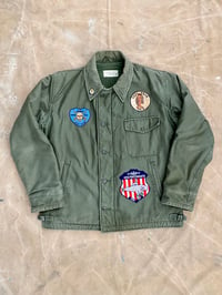 Image 1 of 60s US NAVY A-2 DECK JACKET