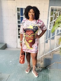 Image 4 of  Plus Graffiti tshirt Dress