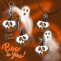 ⚠️LAST CHANCE⚠️ BIJOUX fantaisie citrouille empoisonnée - collec 🎃 BOO TO YOU 🎃