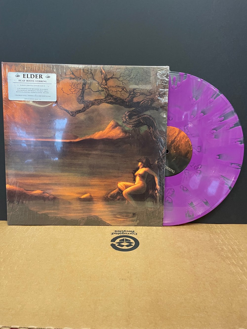 ELDER "Dead Roots Stirring" 2LP Clear w Purple Cloudy Color 180gram