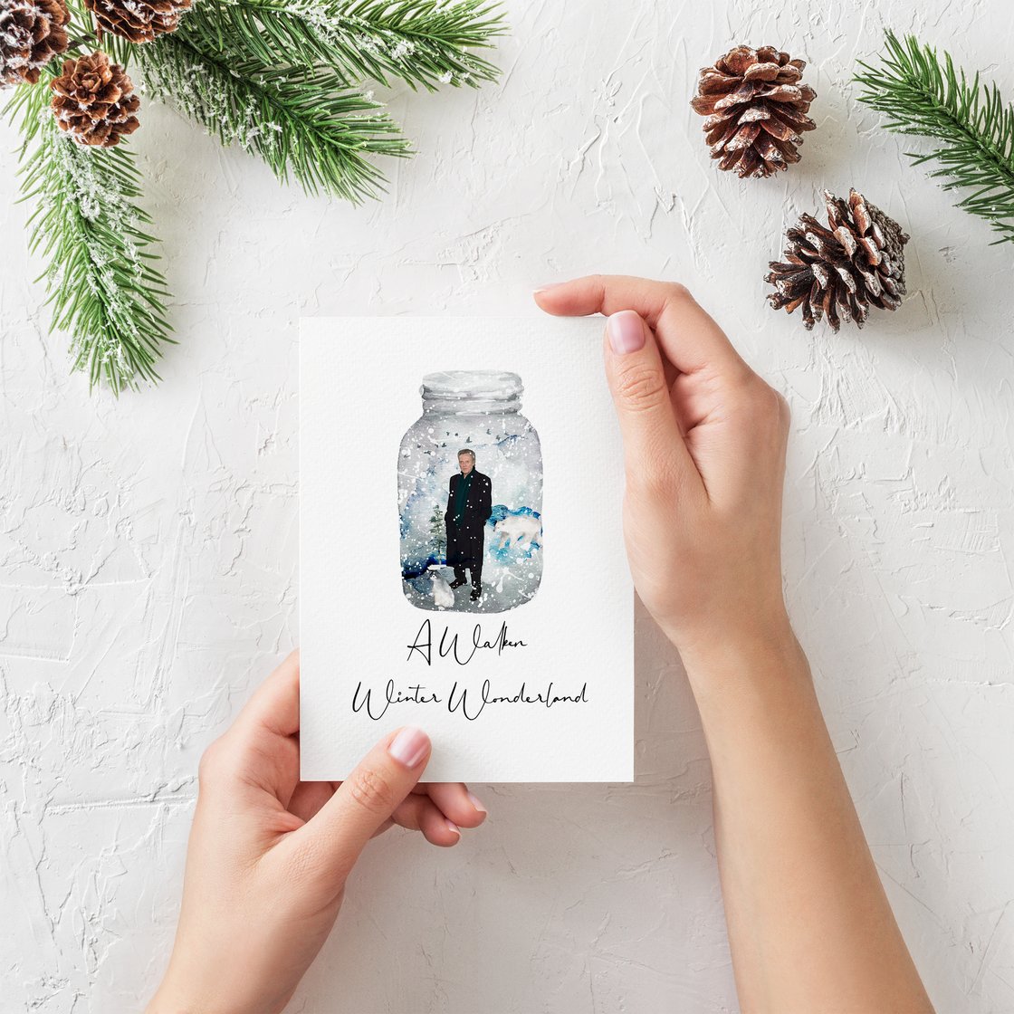 Image of Christmas Card - A Walkin Winter Wonderland
