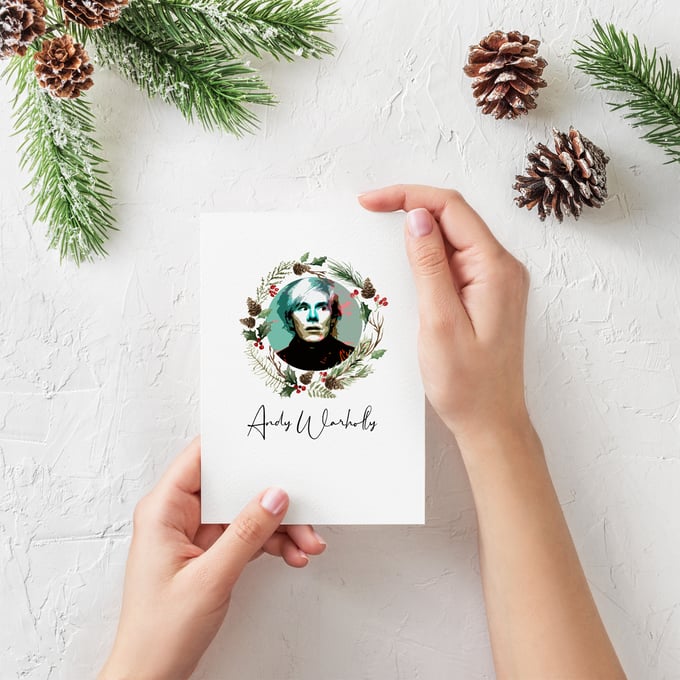 Image of Christmas Card - Andy Warholly